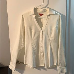 XOXO White button down shirt